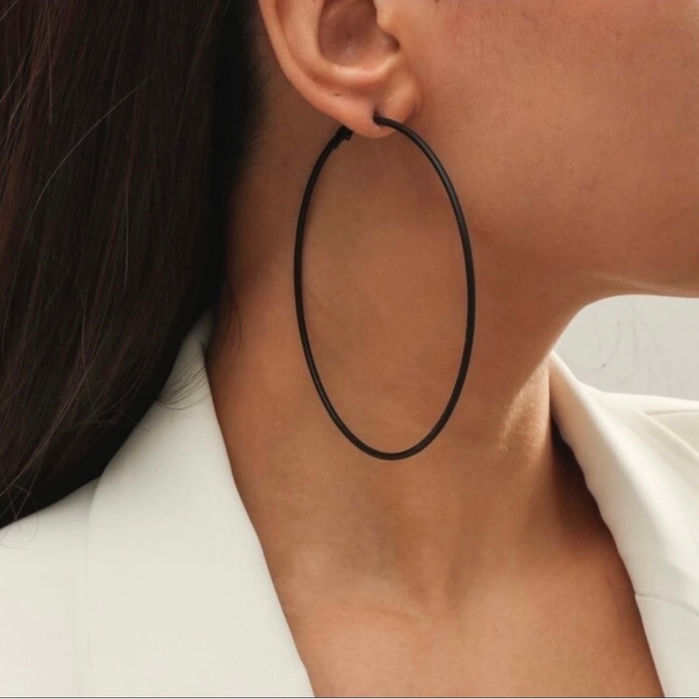 Modern Chic Oversized Hoop